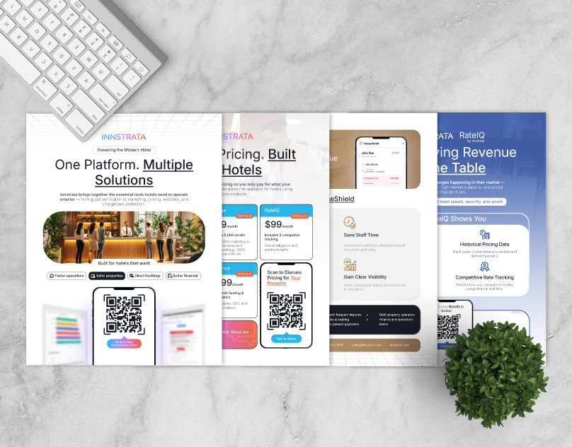 Modernizing Hotel Operations & Growth automotive flyer design flyer flyer design graphic design sale sheet ui