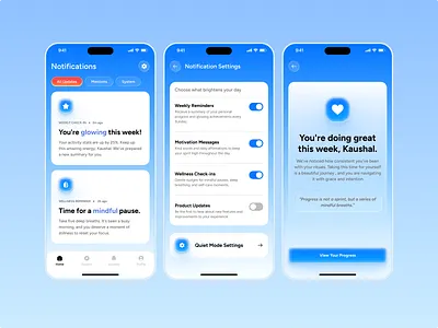 Notification App UI Design adobe illustrator adobe xd app design app ui design daily ui design latest ui mobile app mobile app design mobile ui notification app notification design notifications photoshop reminder app ui ui design uiux