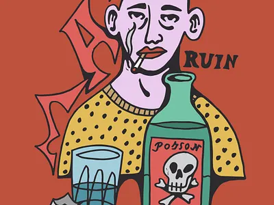 Mans ruin