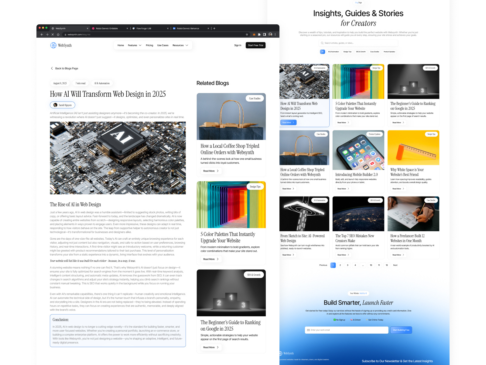 Example of Ai For Website Builder Or Landing Page