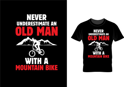 Mountain bike branding design graphic design illustration mountain bike student student t shirt design t shirt t shirt graphic typography