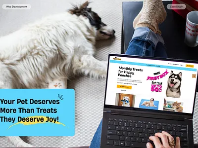Designing a Delightful Pet Subscription Experience brand identity conve creative website ecommerce design landing page pet app pet website playful design product design responsive design subscription design ui design user experience user interface ux design visual design web design