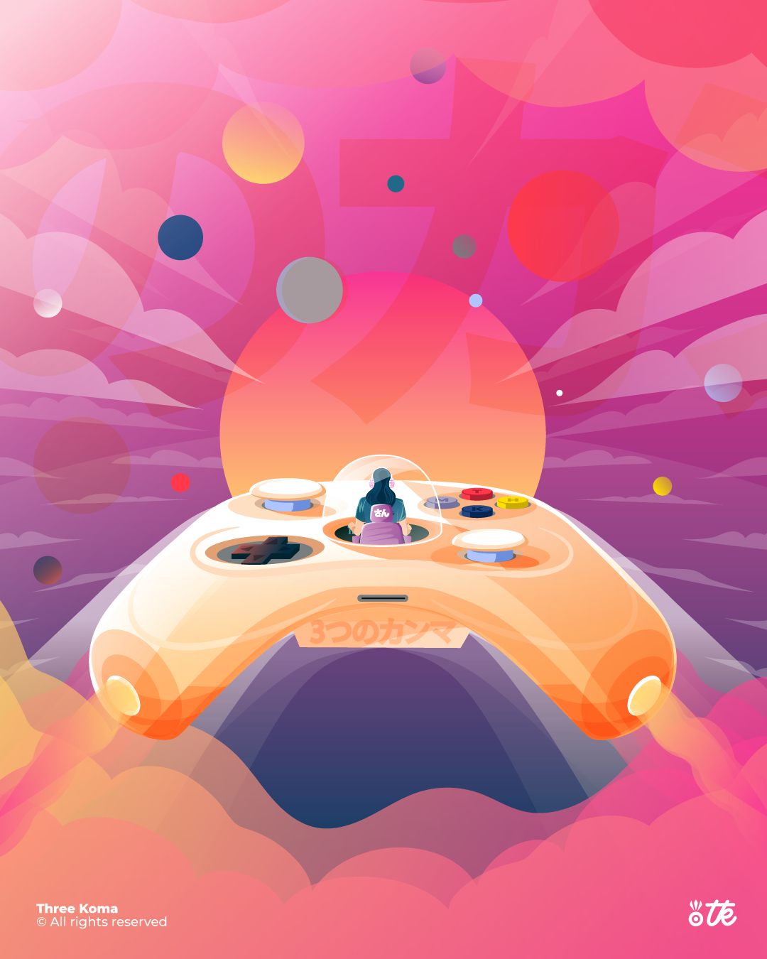 Odyssey digital art freelance illustration illustrator