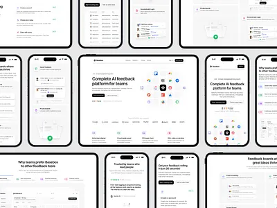 Basebox - Complete UI/UX Design System appdesign componentlibrary designsystem figma fulldesign interfacedesign mobiledesign multiplatform productdesign responsive saas uidesign uiux webdesign webdev