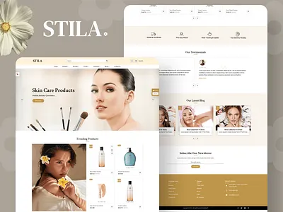 🌸 STILA — Beauty & Skincare E-commerce Website UI beautyecommerce beautywebsitedesign checkoutflowui cleanwebdesign cosmeticsui minimalecommerceui modernwebdesign productdetailpage productlistingui responsiveecommerce skincarewebsite uxdesignforecommerce