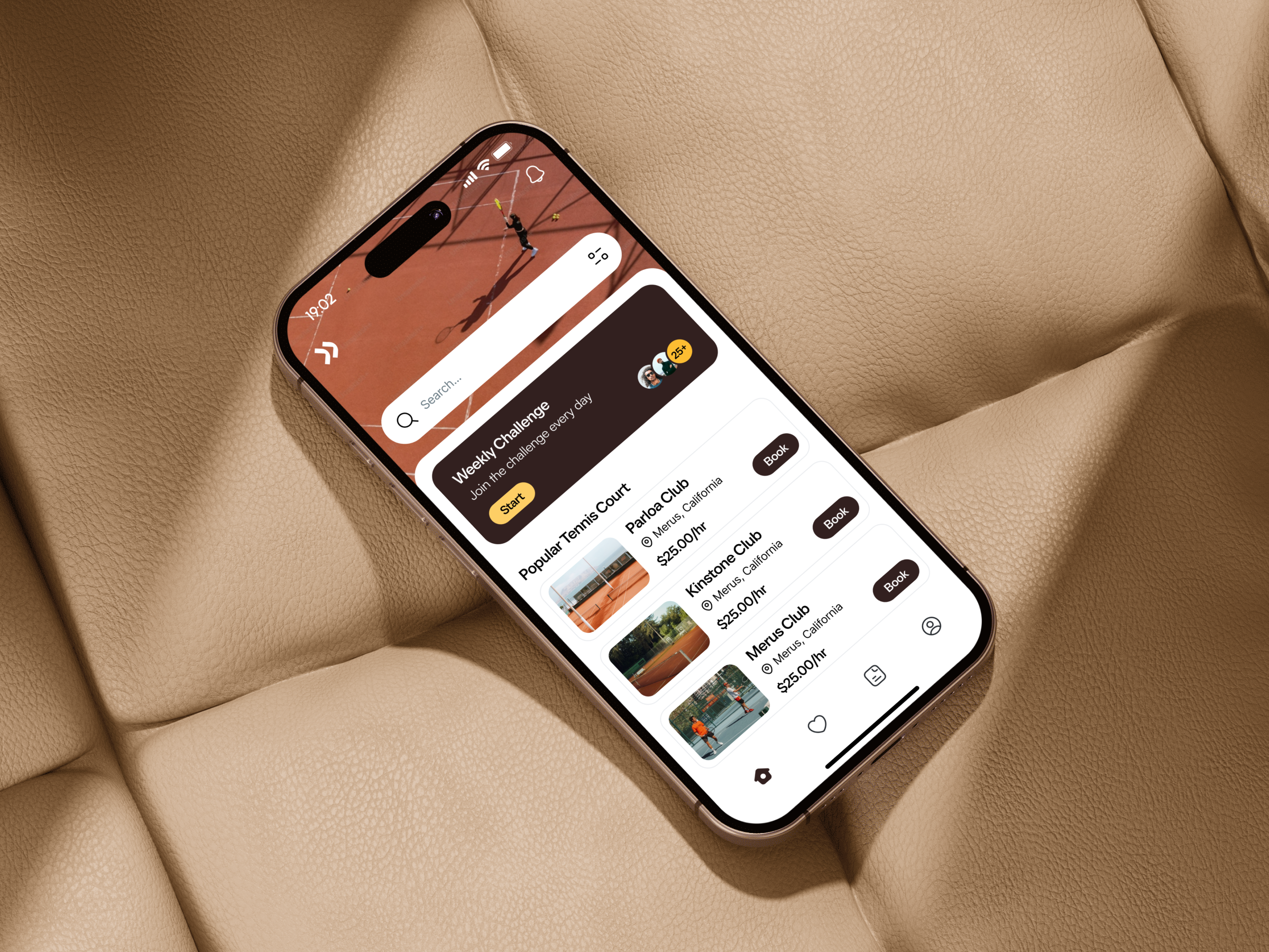 Example of Mobile App Design Per Page
