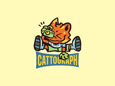 CATTOGRAPH - Illustration Sticker Design analogcamera camera cat character design drawing fun graphic design happy illustration meow meowdrama photography sticker stickerdesign