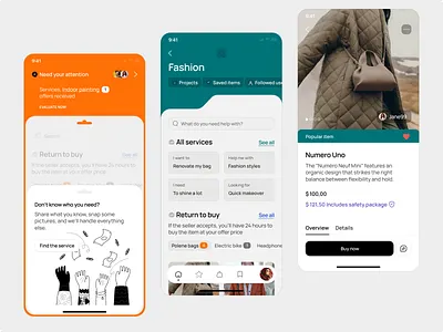 Product style - Exploration beige calm curiosity e commerce presentation product services style