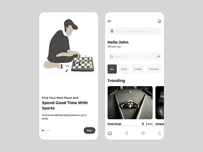 Sports Place Booking Mobile App app design booking app design ios app mobile app place booking app sports app sports place booking mobile app ui ux