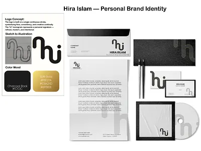 Minimal, fluid, and intentional branding graphic design logo
