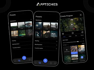 Modern Mobile App UI/UX Exploration | Apptechies android app design dental app ios app design mobile app design product design real estate app ui inspiration ui ux design ux case study video editing app
