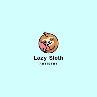 Lazy Sloth Artistry branding building design graphic design illustration logo