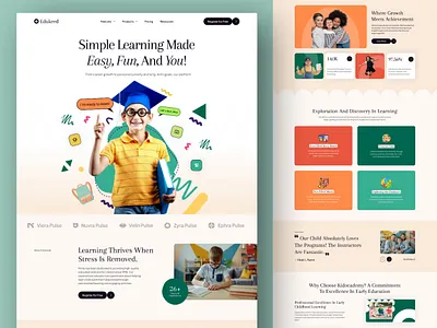 ⚡ Edukeed — Learning Landing page branding courses creativelearning design designforeducation ed edtechdesign education illustration kidseducation landingpage learningmadefun learningplatform modern online course online platform onlinelearning school single page website