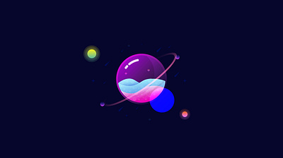 Planet Illustration graphic design illustration