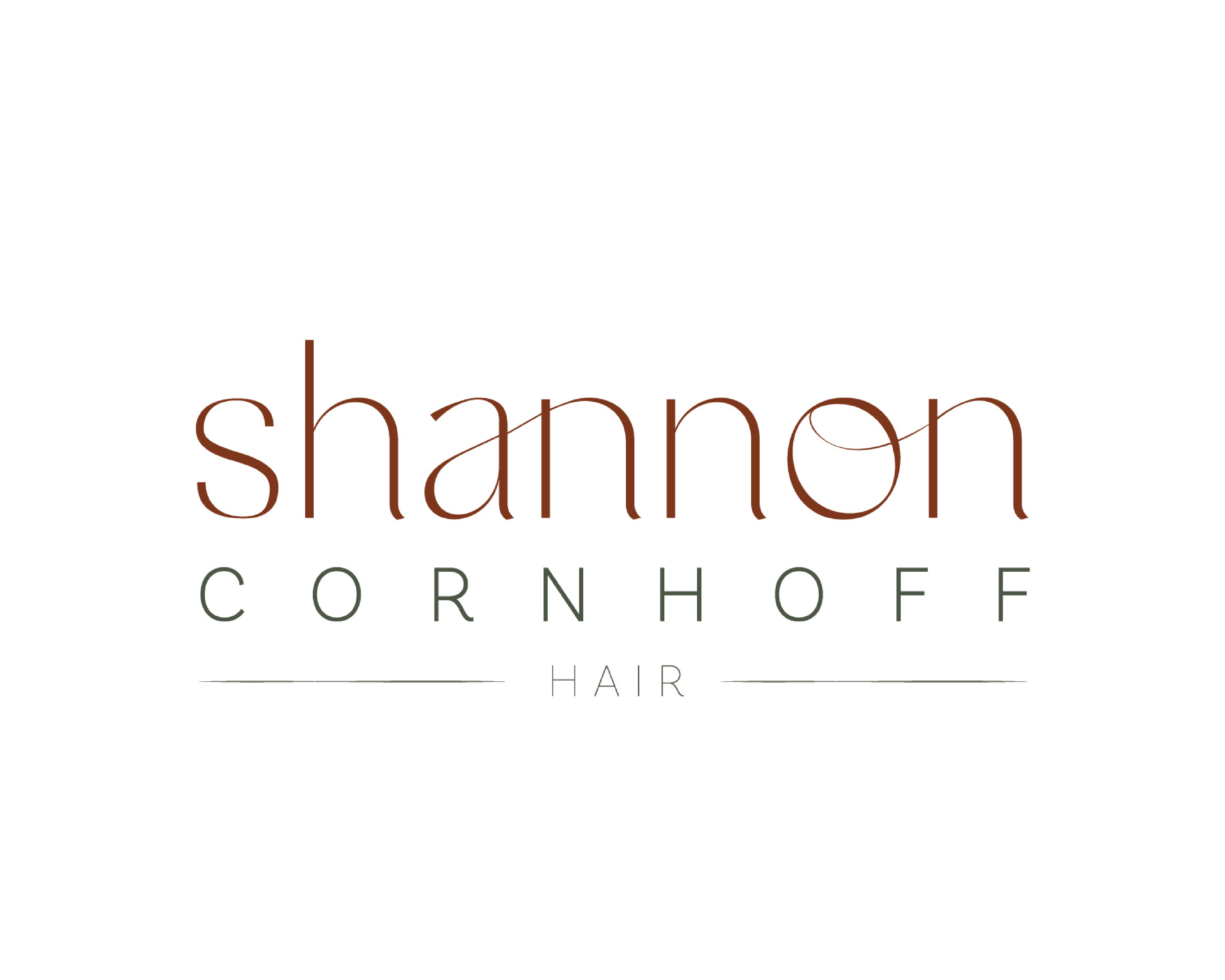 Shannon Cornhoff Hair Brand Identity & Website