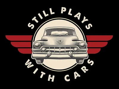 Home Decor Illustration - Plays With Cars design graphic design illustration print vector