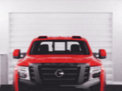Red Authority 3d 4x4 blender branding car graphic design truck