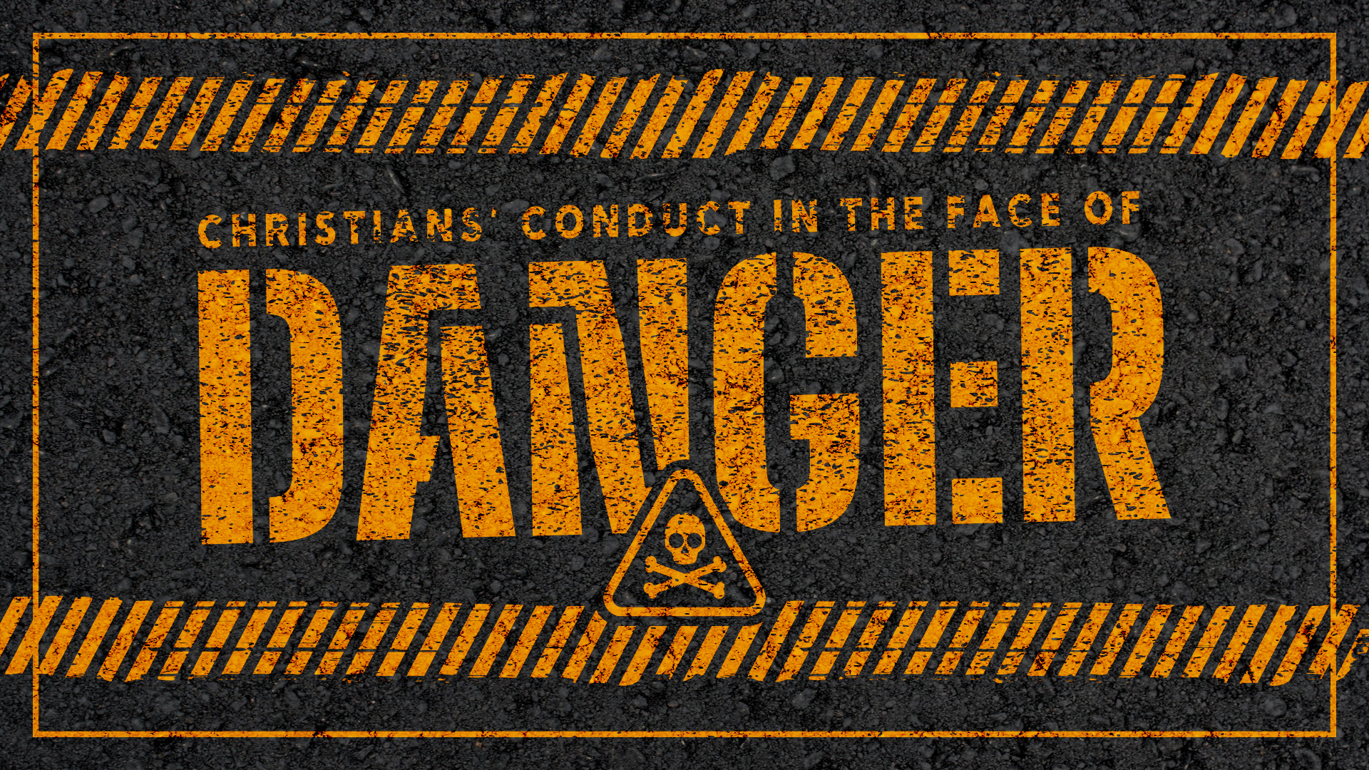 Sermon Graphic - Danger design digital graphic design illustration presentation slide