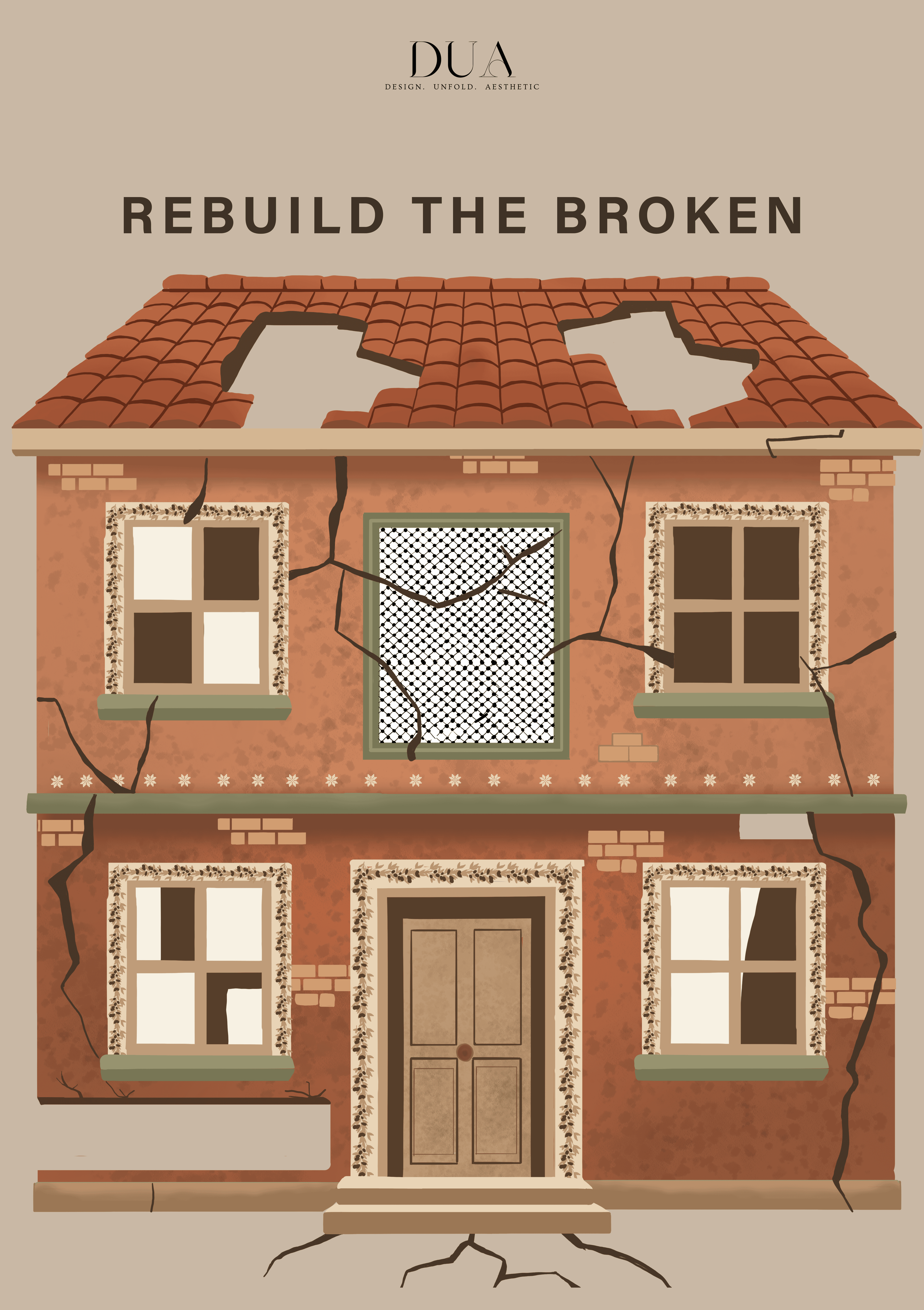 Rebuild The Broken 3d create design digital illustration graphic design illustration painting vector