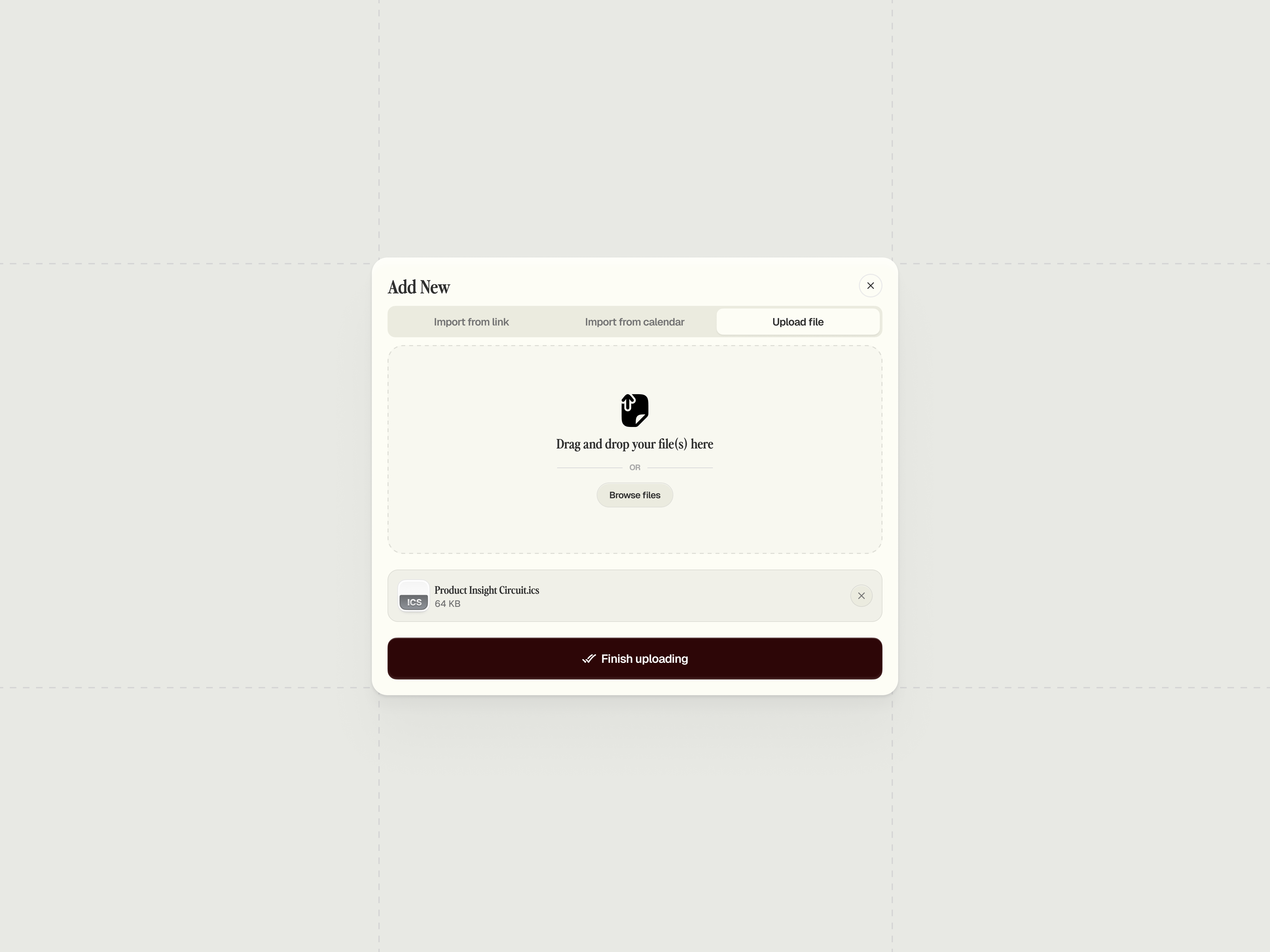 Upload file - Nottr AI Note taker WebApp ai ai assistant app design meeting assistant note taker note taking product design ui uiux ux webapp