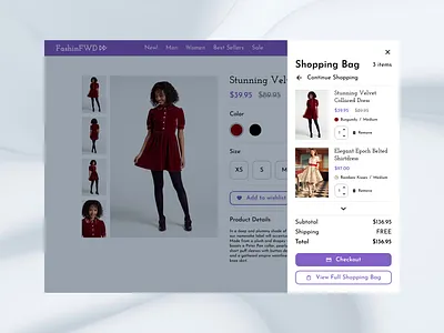 Daily UI 58 - Shopping Cart branding daily ui design graphic design shopping cart ui ux web design