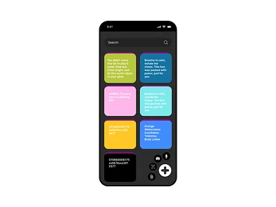 Daily UI #065 - Notes Widget daily 100 challenge daily ui mobile design note app notes widget ui ui design uiux design