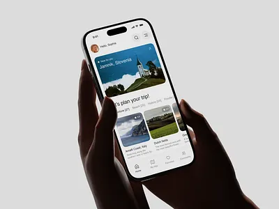 Travel Itinerary Planner App Onboarding app design app interface application design get started screen mobile mobile app design mobile ui onboarding popular travel app ui design ui ux user experience