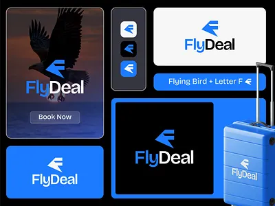 FLYDEAL – Logo & Branding for Premium Travel Services branding graphic design logo