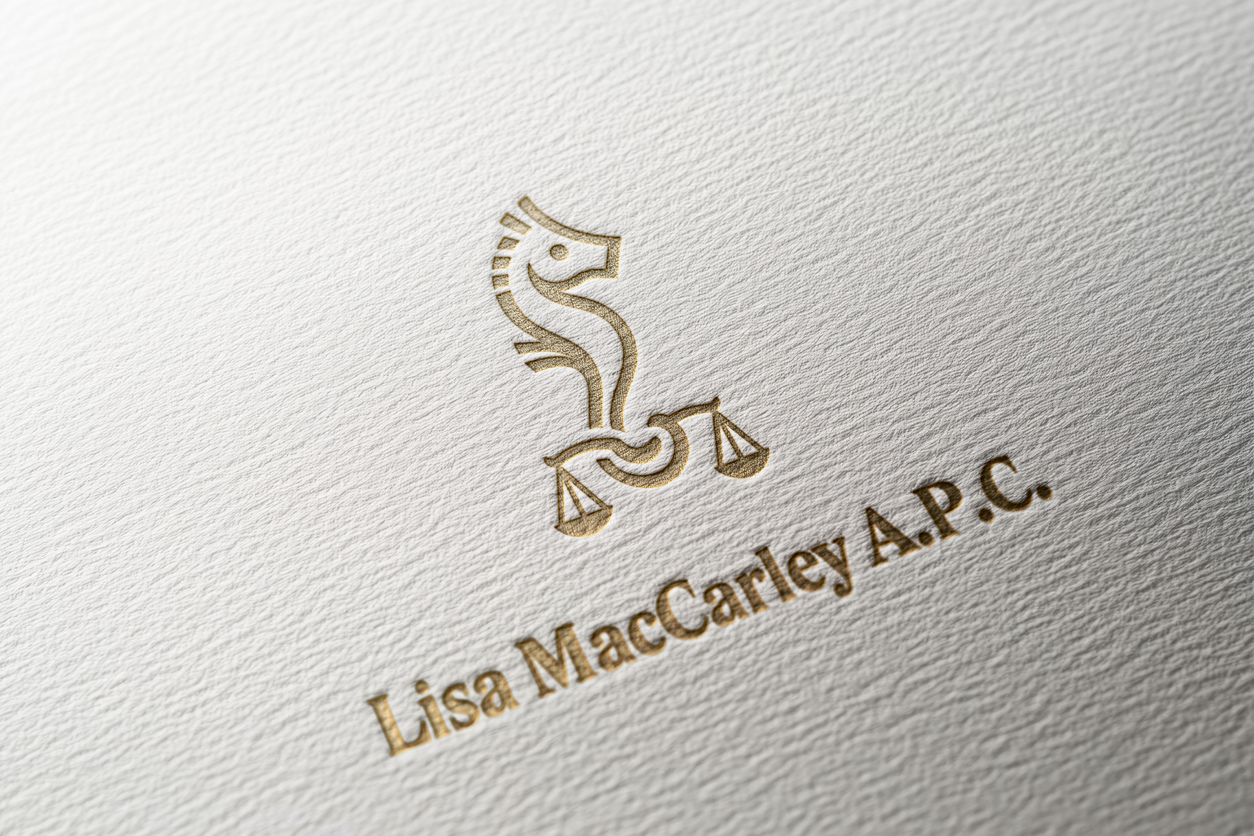 Lisa MacCarley - Attorney Logo Design and Branding brand identity branding graphic design logo logo design