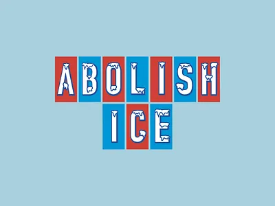 Abolish ICE/ICEE Logo Mashup Design graphic design print design t shirt design vector