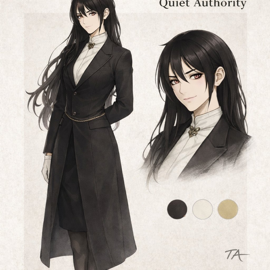 Aveline Noctra animeart characterart characterdesign conceptart digitalillustration dribbble illustration originalcharacter