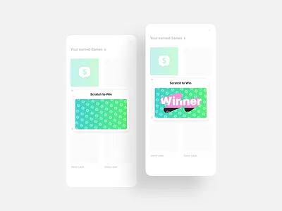Chance Game UI app chance game design gamify mobile product design ui ux