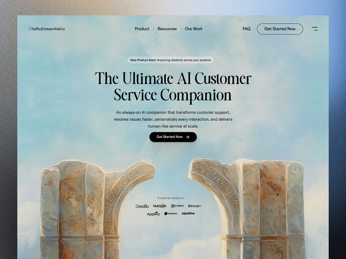 The Ultimate AI Customer Service SaaS – Website Concept by Mike Taylor ...
