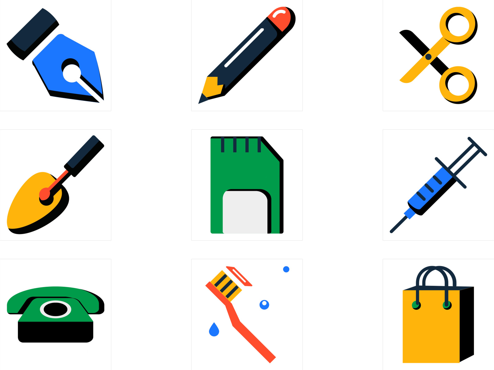 Common Tools Animations animation illustration lottie motion graphics pen pencil phone