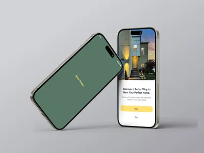 RentFinder – Smart Real Estate Rental App 🔑 appdesign designinspiration homefinder mobileapp propertyapp realestate rental ui uiux ux ux design