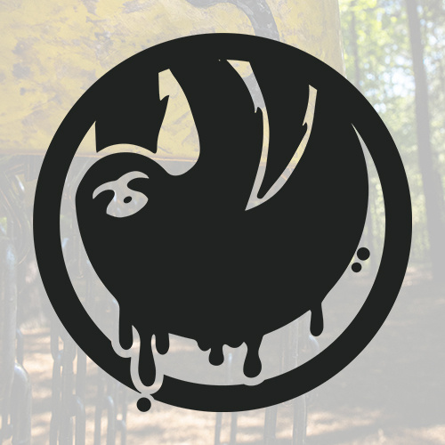 Disc Golf Influencer Sloth Logo
