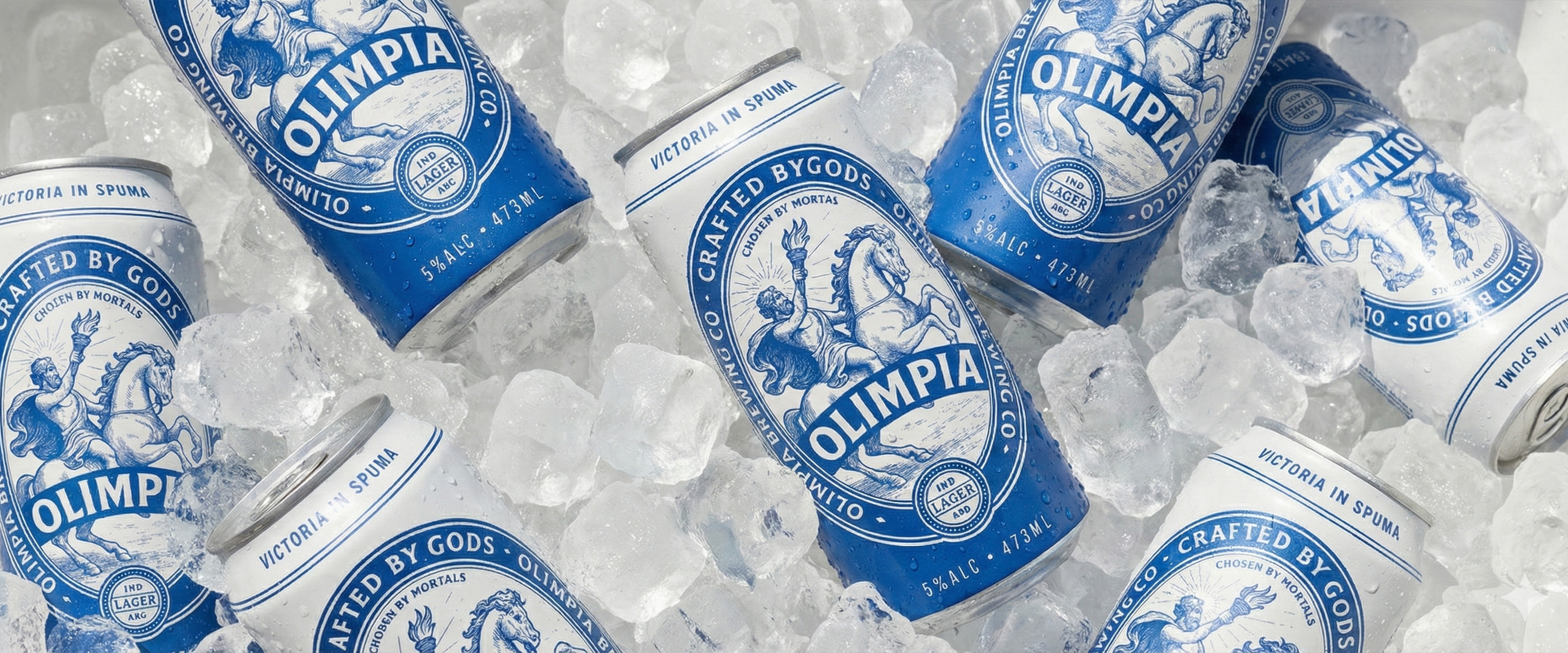 Olimpia Beer x Tuerca Studio 3d beer branding can design graphic design identity illustration label labeling logo mockup packaging typography vector