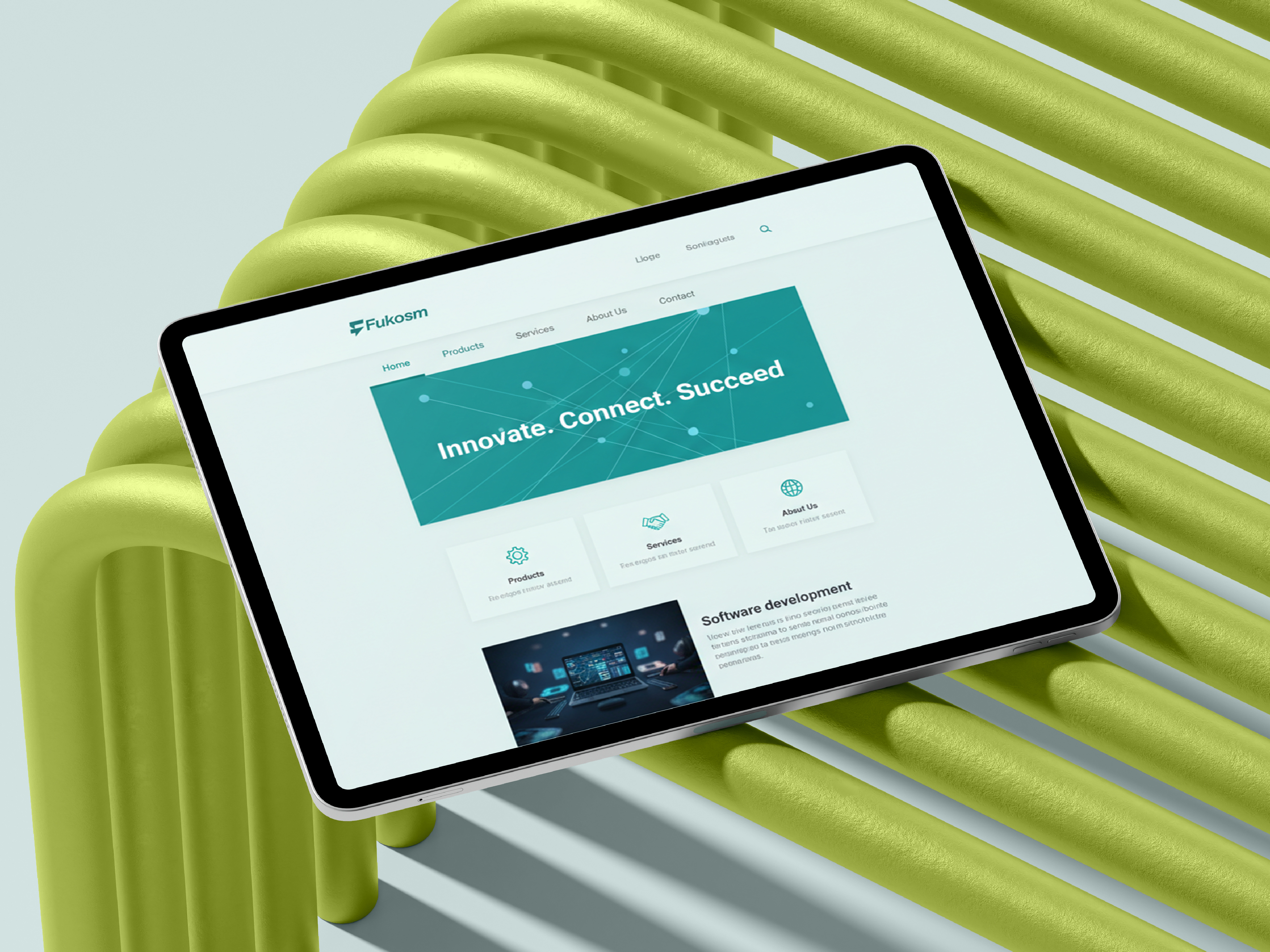 Fukosm | Smart, Simple & Connected Brand Identity brand identity branding logo logo design print design product design smtech24 tech branding tech business tech logo technology visual identity visualization