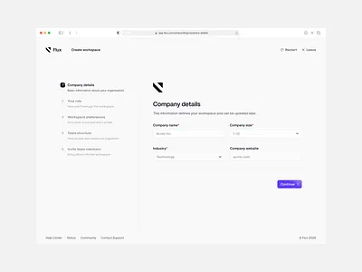 Onboarding Flow app branding design flow light light mode minimal onboarding onboarding flow typography ui ui design ux ux design web web design