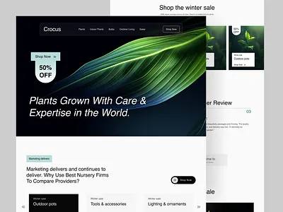 Nursery Website Design garden home page indoor plants landing page nursery landing page nursery website online selling plant store plants plants ecommerce plants shop plants web design tree user experience web app website website design website uiux