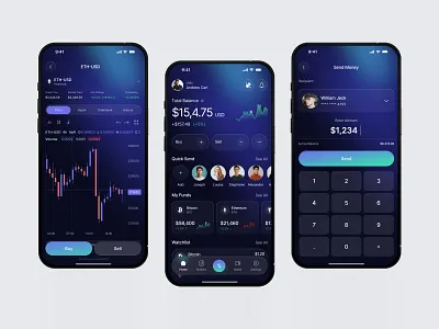 Finance App app app design crypto app crypto finance app finance finance app fintech fintech app mobile app money management app payment app product design trading app uiux