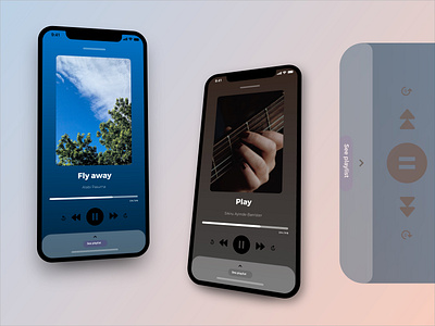 Music player design ui ux