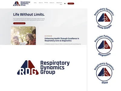 Logos for RDG brand brand design brand designer branddesign branddesigner branding branding design brandingdesign clinic clinic logo logo logo design logo designer logodesign logodesigner logotype lung medical logo medicine logo