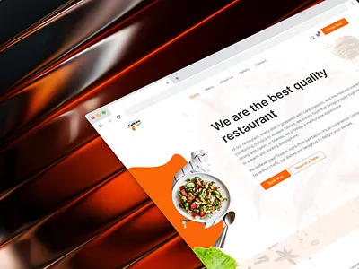 Modern Food Landing page add to cart branding eat food food delivery food order fresh graphic design healthy hero section landing page ordering resturant ui ui design uiux ux website design