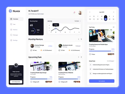 Modern Task Management Dashboard UI — SaaS Productivity Platform cleandashboard dashboarddesign designinspiration digitalproduct dribbble enterprisesoftware figmadesign moderndesign productivitydashboard productivitytools projectmanagement saasdashboard saasui taskmanagement tasktracking uidesign uiuxdesign uxdesign webdashboard workflowdesign