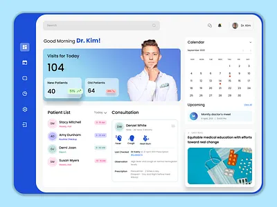 Medical SaaS Dashboard UI — Doctor Workflow & Patient Management adminpanel clinicsoftware dashboarddesign digitalhealth doctorapp figmadesign healthcareapp healthcareui healthtech medicaldashboard medicalui modernui productdesign saasdashboard saasproduct saasui uidesign uiuxdesign uxui webdashboard