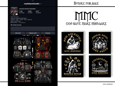 GOD SAVE MISTAAKE BUNDLE availaabledesign available bestdesign branding customwork design designforsell graphic design illustration ui