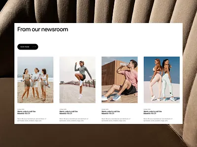 Newsroom Page Design — Corporate Website UI for Warrix branding clean corporatewebsite design editorialdesign mediapage newsroomdesign ui ux web webdesign