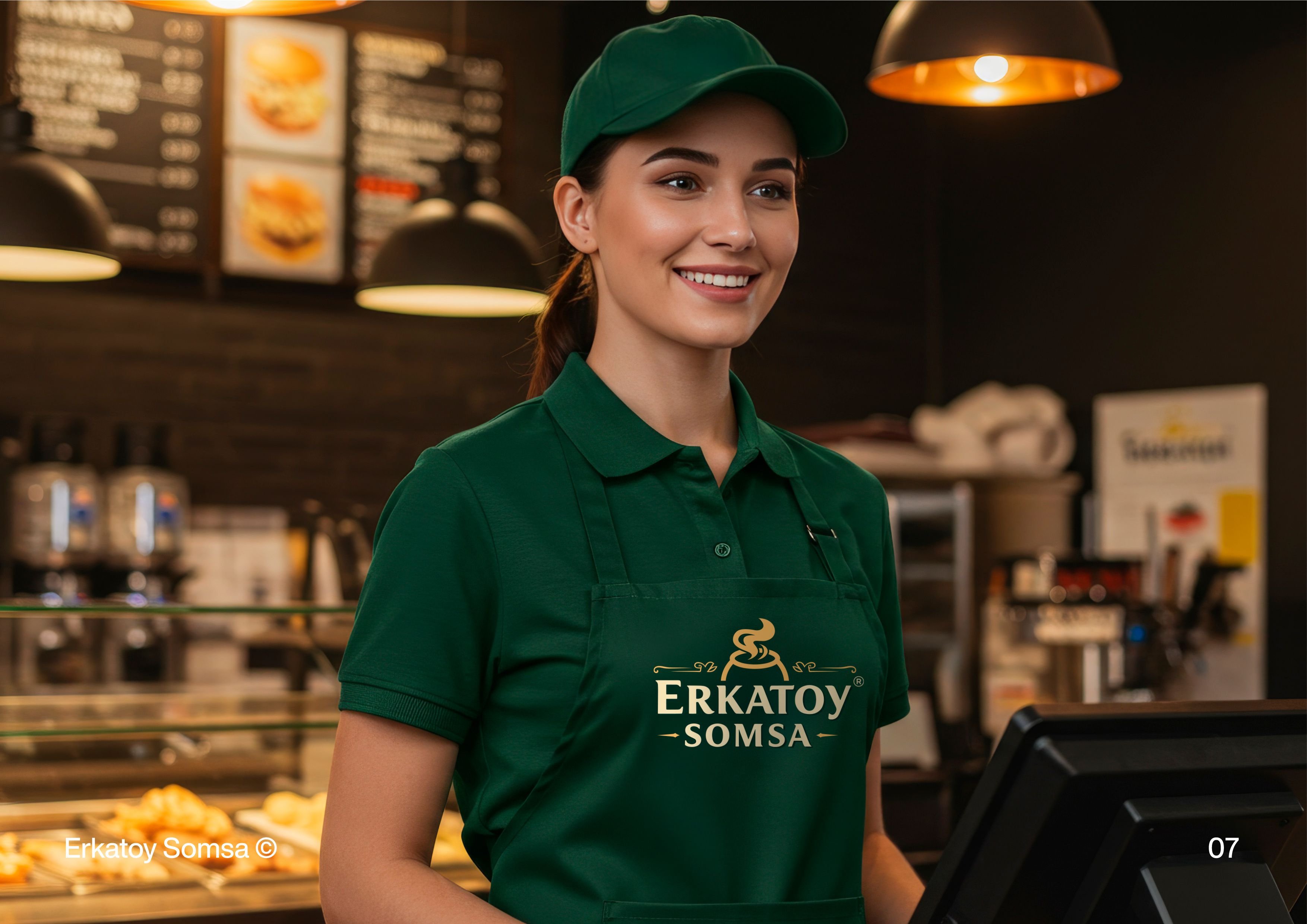 Erkatoy somsa logo erkatoy somsa logo design