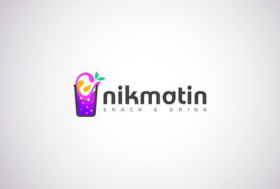 NIKMATIN Logo beverage branding caporaider design fnb logo food food and beverage illustration logo snack